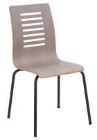 CARMEN jídelní židle dub stříbrný, kostra černá